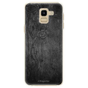 Plastové puzdro iSaprio - Black Wood 13 - Samsung Galaxy J6