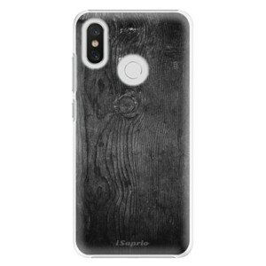 Plastové puzdro iSaprio - Black Wood 13 - Xiaomi Mi 8