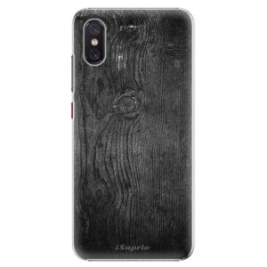 Plastové puzdro iSaprio - Black Wood 13 - Xiaomi Mi 8 Pro