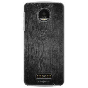 Plastové puzdro iSaprio - Black Wood 13 - Lenovo Moto Z