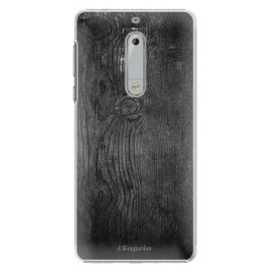 Plastové puzdro iSaprio - Black Wood 13 - Nokia 5