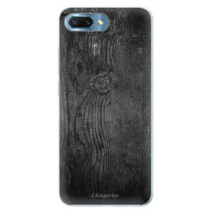 Silikónové puzdro iSaprio - Black Wood 13 - Huawei Honor 10