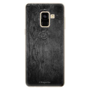 Odolné silikónové puzdro iSaprio - Black Wood 13 - Samsung Galaxy A8 2018