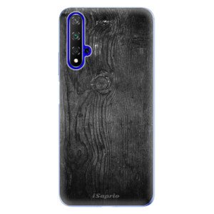 Odolné silikónové puzdro iSaprio - Black Wood 13 - Huawei Honor 20