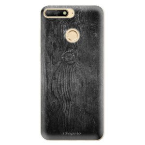 Odolné silikónové puzdro iSaprio - Black Wood 13 - Huawei Y6 Prime 2018