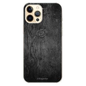 Odolné silikónové puzdro iSaprio - Black Wood 13 - iPhone 12 Pro Max