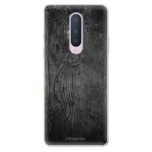 Odolné silikónové puzdro iSaprio - Black Wood 13 - OnePlus 8