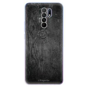 Odolné silikónové puzdro iSaprio - Black Wood 13 - Xiaomi Redmi 9