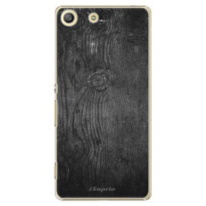 Plastové puzdro iSaprio - Black Wood 13 - Sony Xperia M5