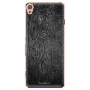 Plastové puzdro iSaprio - Black Wood 13 - Sony Xperia XA