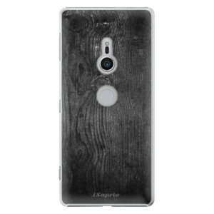 Plastové puzdro iSaprio - Black Wood 13 - Sony Xperia XZ2