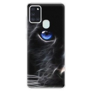 Plastové puzdro iSaprio - Black Puma - Samsung Galaxy A21s