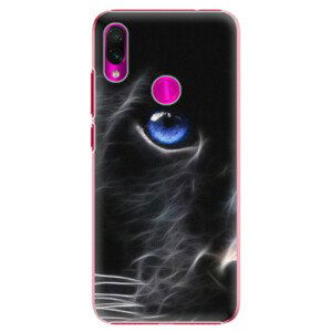 Plastové puzdro iSaprio - Black Puma - Xiaomi Redmi Note 7