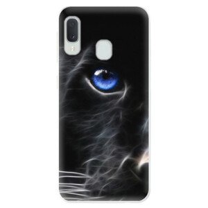 Odolné silikónové puzdro iSaprio - Black Puma - Samsung Galaxy A20e