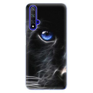 Odolné silikónové puzdro iSaprio - Black Puma - Huawei Honor 20