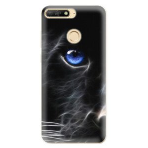 Odolné silikónové puzdro iSaprio - Black Puma - Huawei Y6 Prime 2018