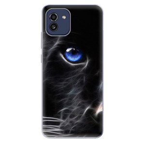 Odolné silikónové puzdro iSaprio - Black Puma - Samsung Galaxy A03