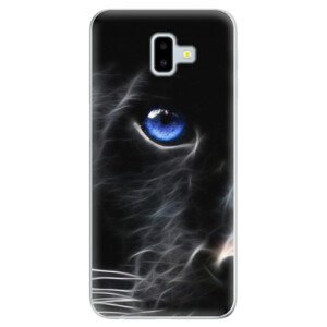 Odolné silikónové puzdro iSaprio - Black Puma - Samsung Galaxy J6+