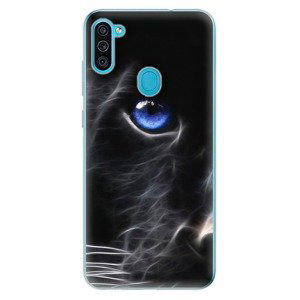 Odolné silikónové puzdro iSaprio - Black Puma - Samsung Galaxy M11