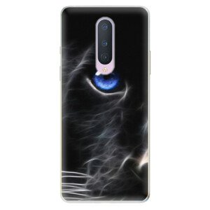 Odolné silikónové puzdro iSaprio - Black Puma - OnePlus 8