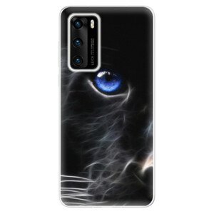 Odolné silikónové puzdro iSaprio - Black Puma - Huawei P40