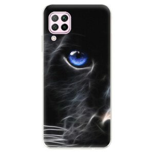 Odolné silikónové puzdro iSaprio - Black Puma - Huawei P40 Lite