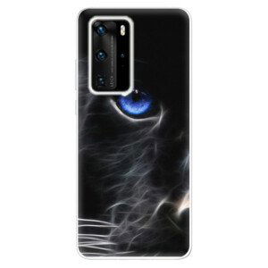 Odolné silikónové puzdro iSaprio - Black Puma - Huawei P40 Pro