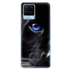 Odolné silikónové puzdro iSaprio - Black Puma - Realme 8 / 8 Pro