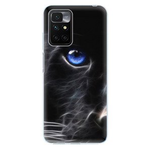 Odolné silikónové puzdro iSaprio - Black Puma - Xiaomi Redmi 10