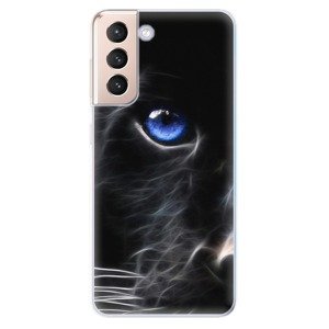 Odolné silikónové puzdro iSaprio - Black Puma - Samsung Galaxy S21