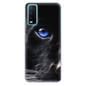 Odolné silikónové puzdro iSaprio - Black Puma - Vivo Y20s