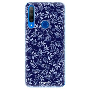 Odolné silikónové puzdro iSaprio - Blue Leaves 05 - Huawei Honor 9X