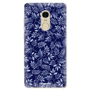 Odolné silikónové puzdro iSaprio - Blue Leaves 05 - Xiaomi Redmi Note 4