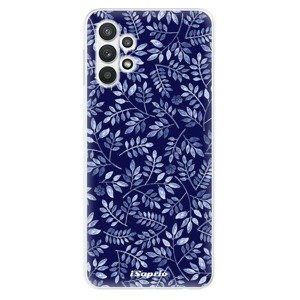 Odolné silikónové puzdro iSaprio - Blue Leaves 05 - Samsung Galaxy A32 5G