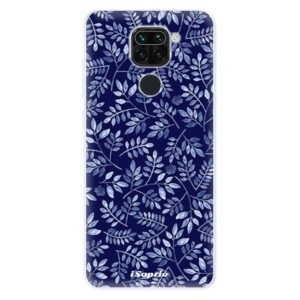 Odolné silikónové puzdro iSaprio - Blue Leaves 05 - Xiaomi Redmi Note 9