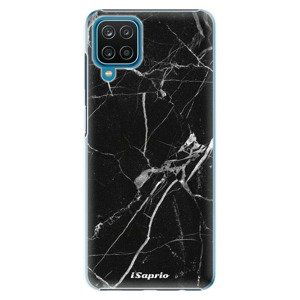 Plastové puzdro iSaprio - Black Marble 18 - Samsung Galaxy A12