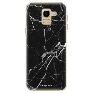 Plastové puzdro iSaprio - Black Marble 18 - Samsung Galaxy J6