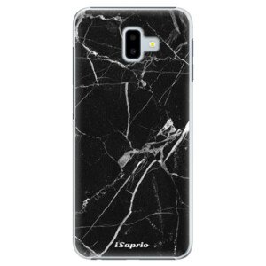 Plastové puzdro iSaprio - Black Marble 18 - Samsung Galaxy J6+