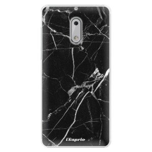 Plastové puzdro iSaprio - Black Marble 18 - Nokia 6