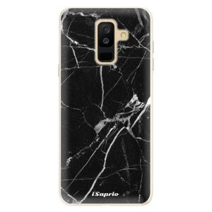 Silikónové puzdro iSaprio - Black Marble 18 - Samsung Galaxy A6+