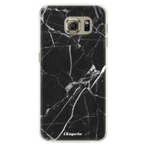 Silikónové puzdro iSaprio - Black Marble 18 - Samsung Galaxy S6