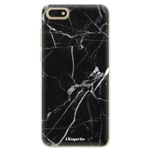 Odolné silikónové puzdro iSaprio - Black Marble 18 - Huawei Honor 7S