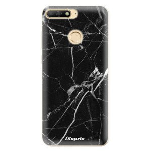 Odolné silikónové puzdro iSaprio - Black Marble 18 - Huawei Y6 Prime 2018