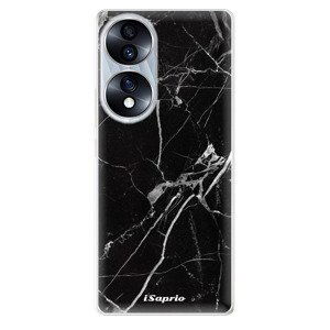 Odolné silikónové puzdro iSaprio - Black Marble 18 - Honor 70