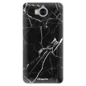 Odolné silikónové puzdro iSaprio - Black Marble 18 - Huawei Y5 2017 / Y6 2017