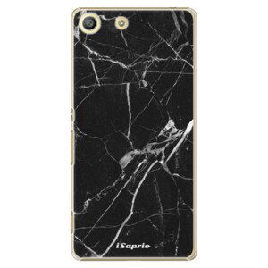 Plastové puzdro iSaprio - Black Marble 18 - Sony Xperia M5