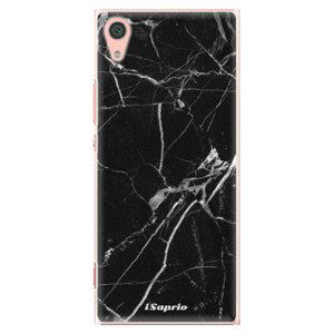 Plastové puzdro iSaprio - Black Marble 18 - Sony Xperia XA1