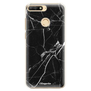 Plastové puzdro iSaprio - Black Marble 18 - Huawei Y6 Prime 2018