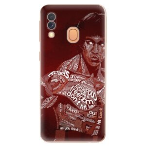 Odolné silikónové puzdro iSaprio - Bruce Lee - Samsung Galaxy A40