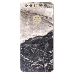 Odolné silikónové puzdro iSaprio - BW Marble - Huawei Honor 8